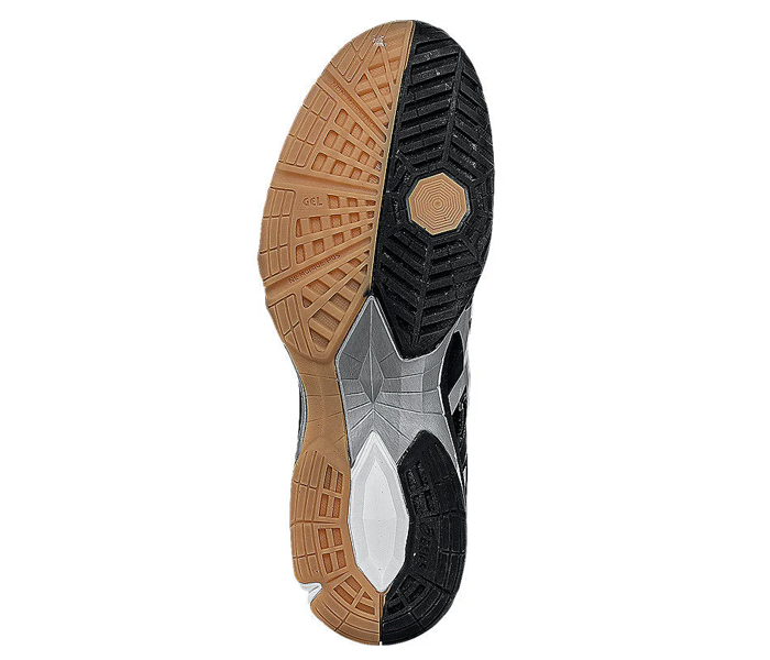 Asics Gel-Tactic Unisex Court Shoes, Black/Onyx/Silver