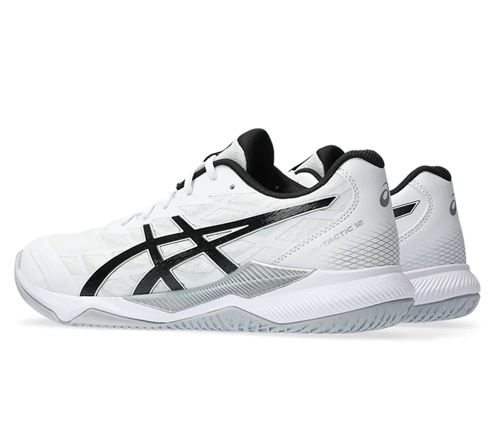 Asics Gel-Tactic 12 Men's Court Shoes, White / Black