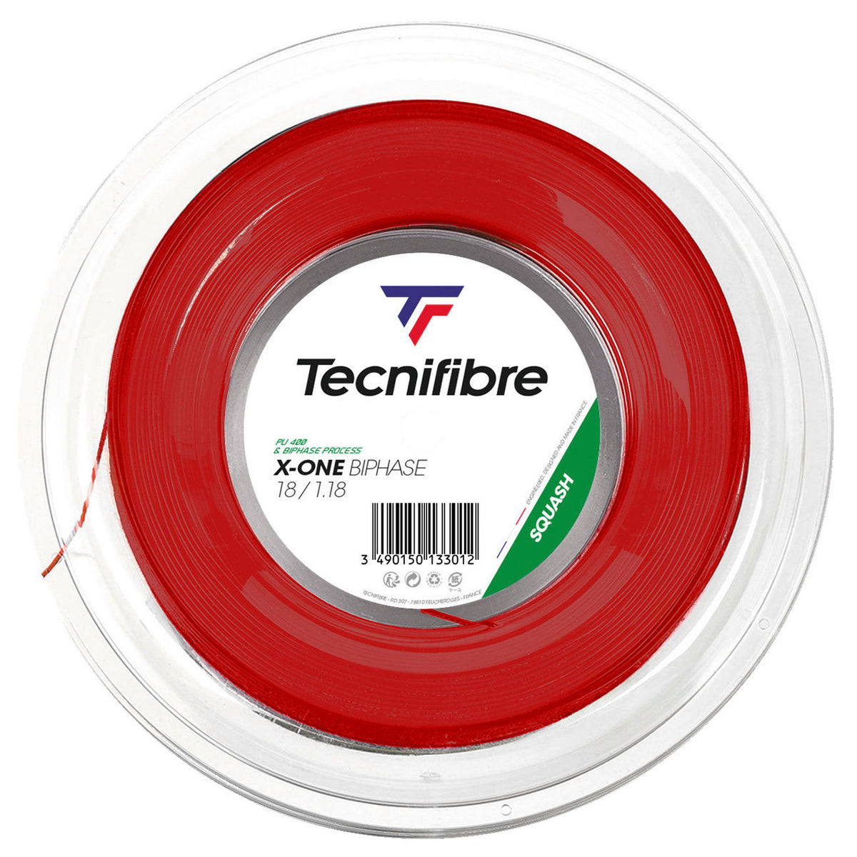 10% off - Tecnifibre X-One Biphase Red, 18g 200M Reel