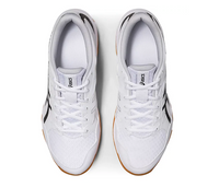 Closeout - Asics Gel-Rocket 11 Men's Court Shoes, White/Pure Silver, size 13