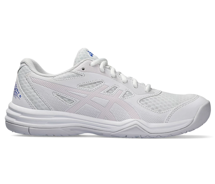 Asics Upcourt 5 Women's Court Shoes, White / Cosmos