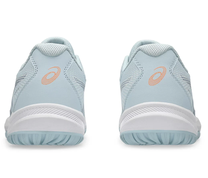 Asics Upcourt 6 Women's Court Shoes, Grey / Grey Blue
