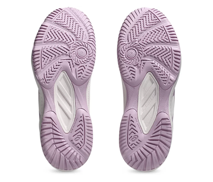 Asics Upcourt GS 6 Junior Court Shoes, Pale Pink/Light Ube