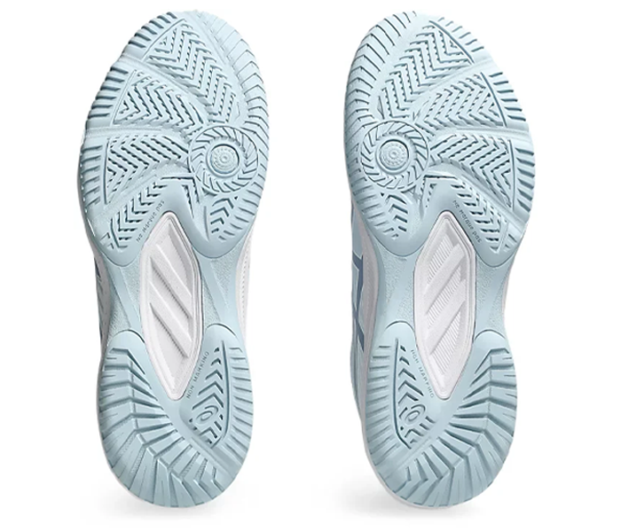 Asics Upcourt 6 Women's Court Shoes, Grey / Grey Blue
