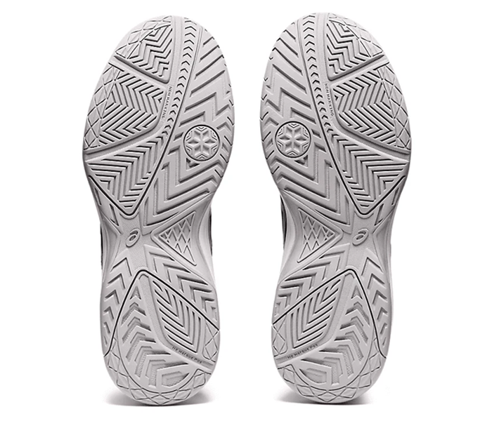 LAST ONE - Asics Upcourt 5 Women's Court Shoes, Black / Pure Silver