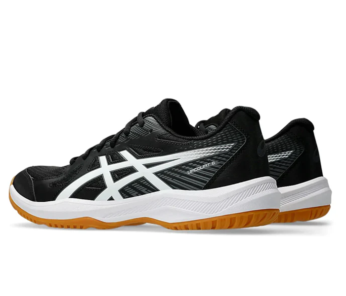Asics Upcourt 6 Men's Court Shoes, Black / White