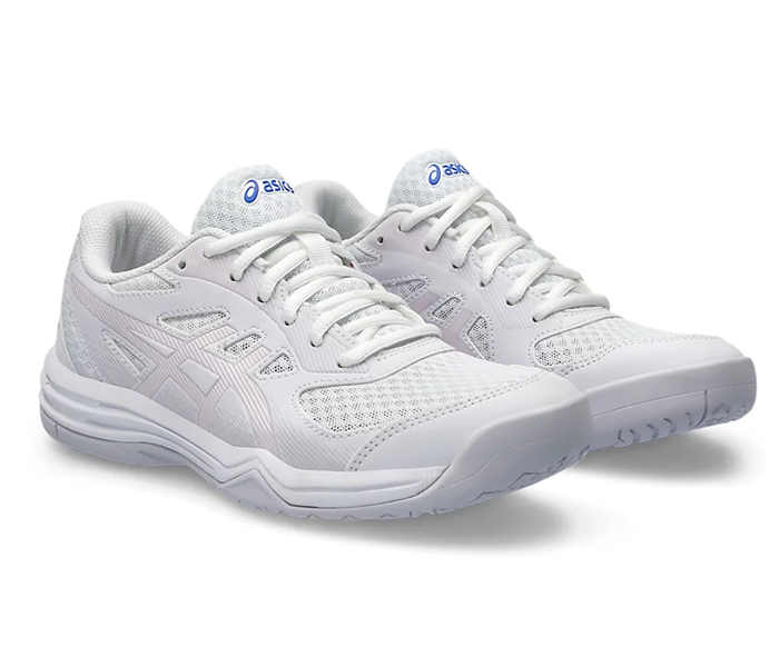 Asics Upcourt 5 Women's Court Shoes, White / Cosmos