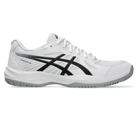 Asics Upcourt 6 Men's Court Shoes, White / Black