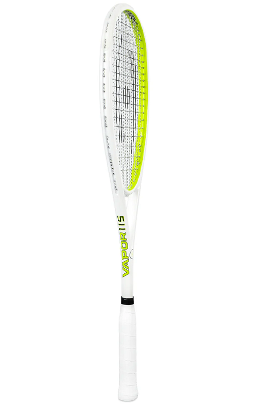 Harrow Vapor 115 Squash Racket, Custom Raneem El Welily, White/Lime