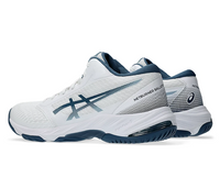 new color - Asics Netburner Ballistic FF MT 3 Men's Shoes, White/Vintage Indigo