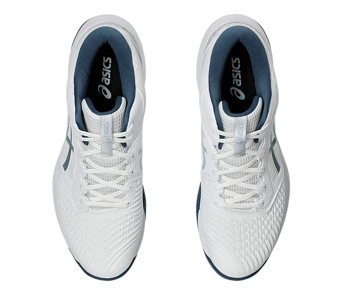 new color - Asics Netburner Ballistic FF MT 3 Men's Shoes, White/Vintage Indigo