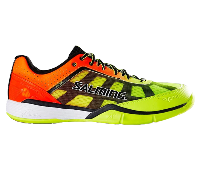 LAST CALL - Salming Viper 4 Men's Court Shoes, Yellow/Orange
