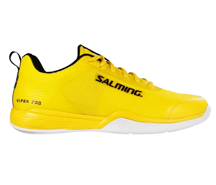 Salming Viper Pro Unisex Court Shoes, Yellow/Black