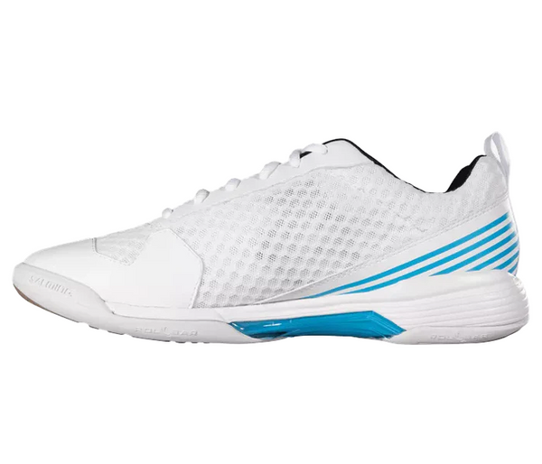 Salming Viper SL Men's Court Shoes, White / Gentle Blue