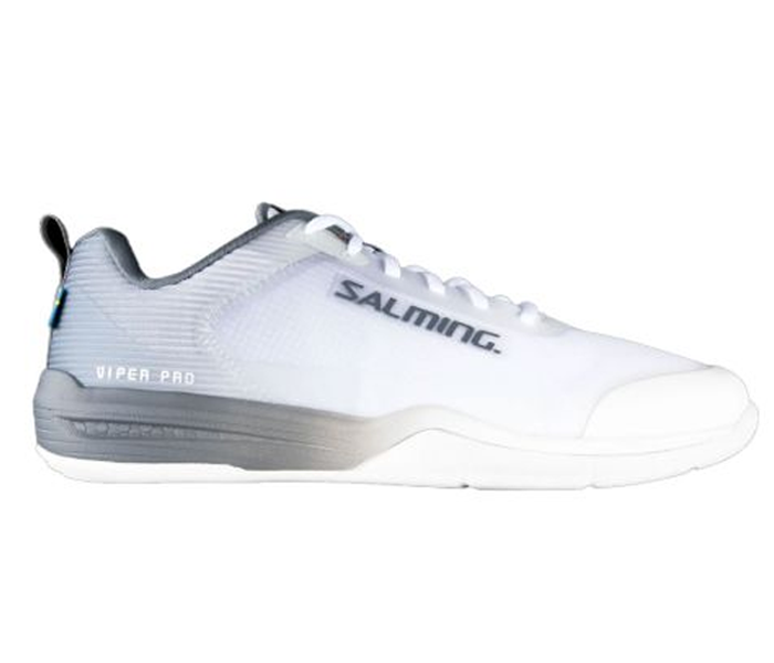 Salming Viper Pro Men's Court Shoe, White/Grey