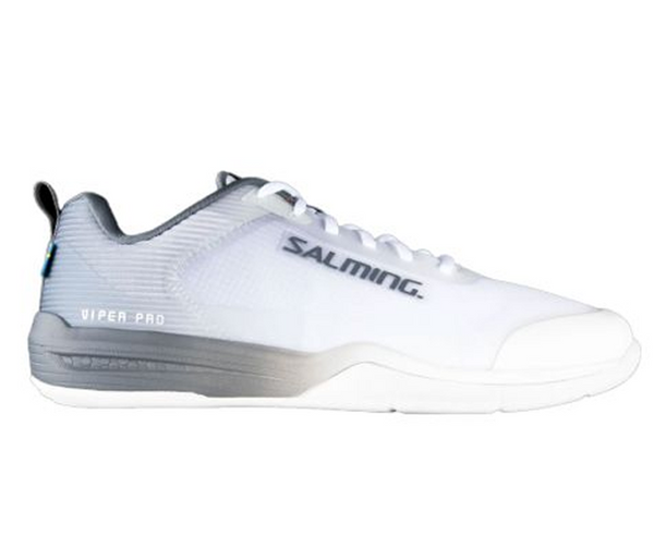Salming Viper Pro Men's Court Shoe, White/Grey