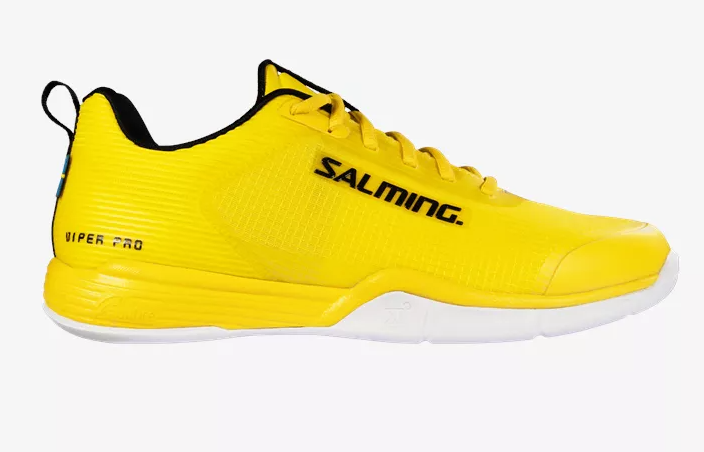 new - Salming Viper Pro Unisex Court Shoes, Yellow/Black