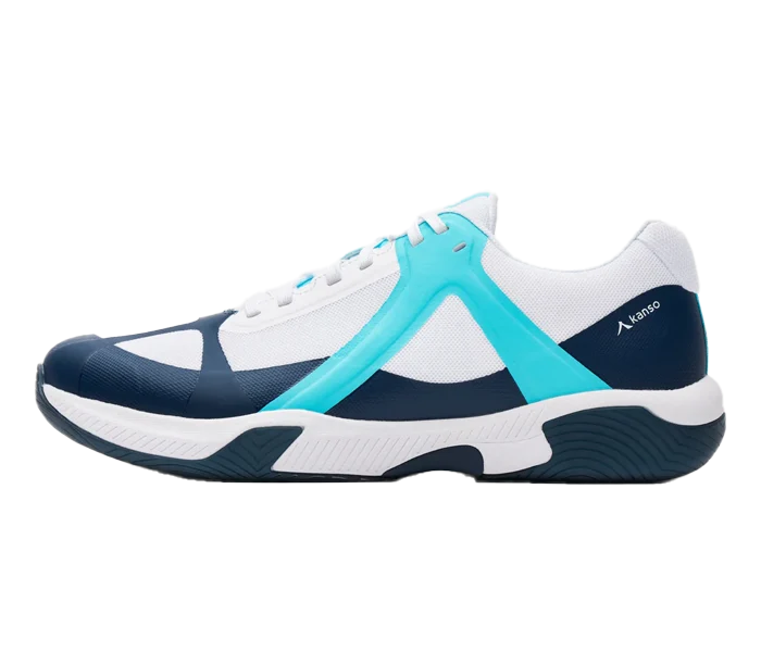 Kanso Dragonfly Unisex Court Shoe, White/Blue