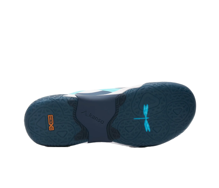 Kanso Dragonfly Unisex Court Shoe, White/Blue