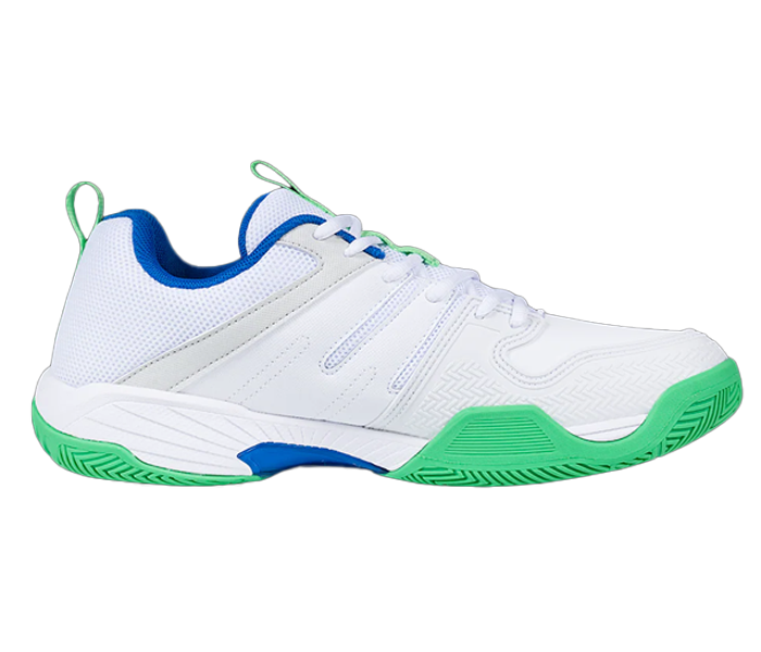 Teuton ST2 All Court Unisex Shoes, White/Green