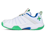 Teuton ST2 All Court Unisex Shoes, White/Green