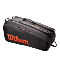 Wilson Tour 12 pack Racquet Bag, Red / Black