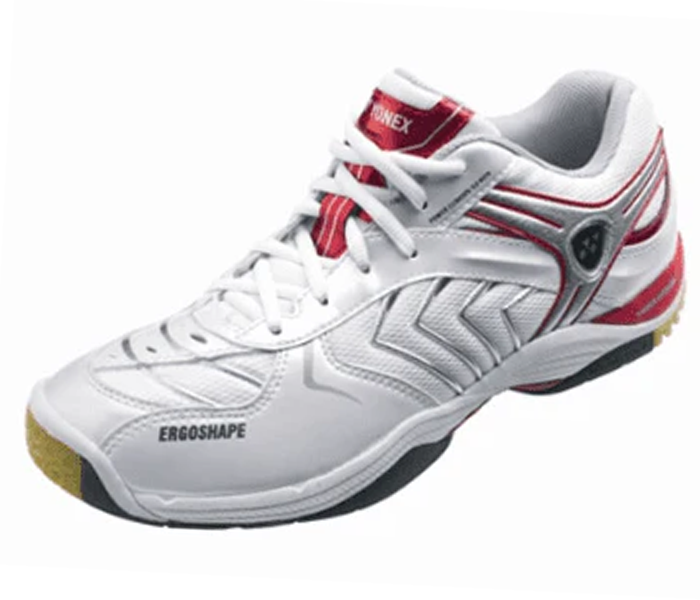 Yonex SHB-92MX Power Cushion Men's Court Shoes, White / Red