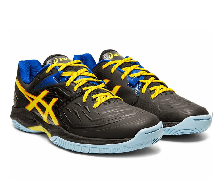 Asics Unisex Blast FF UNISEX Court Shoes, Black / Sour Yuzu