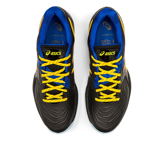 Asics Unisex Blast FF UNISEX Court Shoes, Black / Sour Yuzu