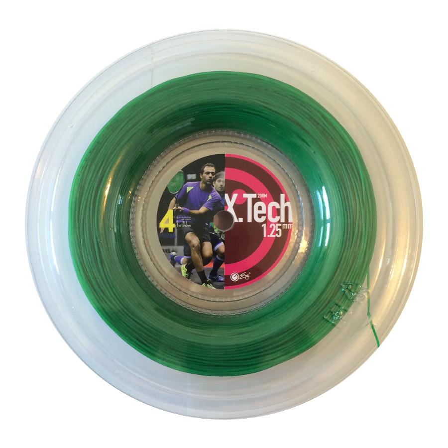 Eye Rackets X.Tech 1.25 mm, Green, Squash String, 200m REEL