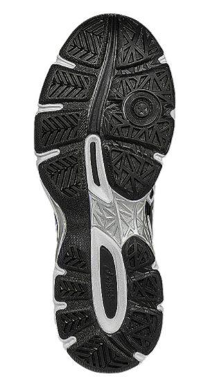 Asics Gel Netburner Ballistic Unisex Court Shoes, White / Black / Silver