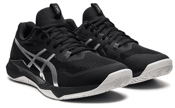 ASICS Men s Gel Tactic Black Silver 12.5
