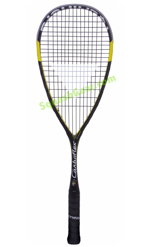 Tecnifibre Carboflex 125 Basaltex Squash Racket Strung with 305+ 17 gauge strings