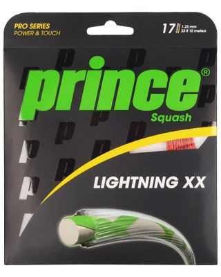 Pink Squash String Prince Lightning XX 17g Squash String, SET, Pink – SquashGear.com