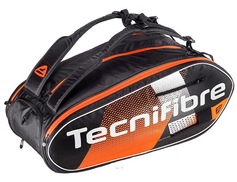 Tecnifibre Air Endurance 12-Racket Bag, Black / Orange